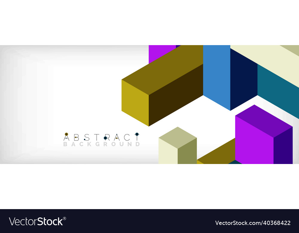 Abstract background 3d cubes cubic elements