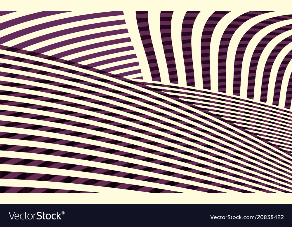 Abstract curve stripe pattern vector image Abstract curve stripe pattern