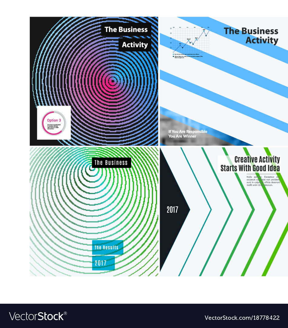 Abstract design elements for graphic layout