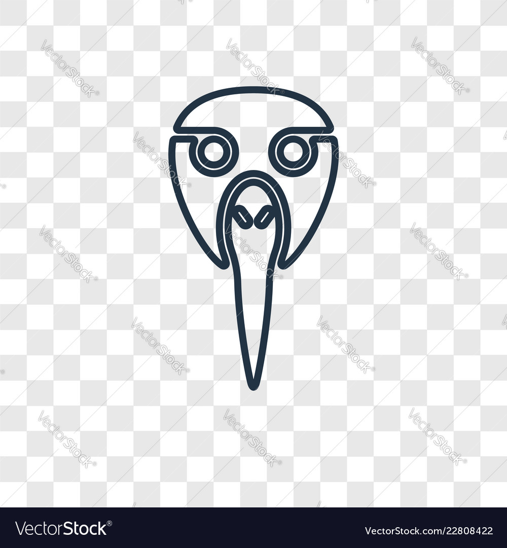 Albotros concept linear icon isolated