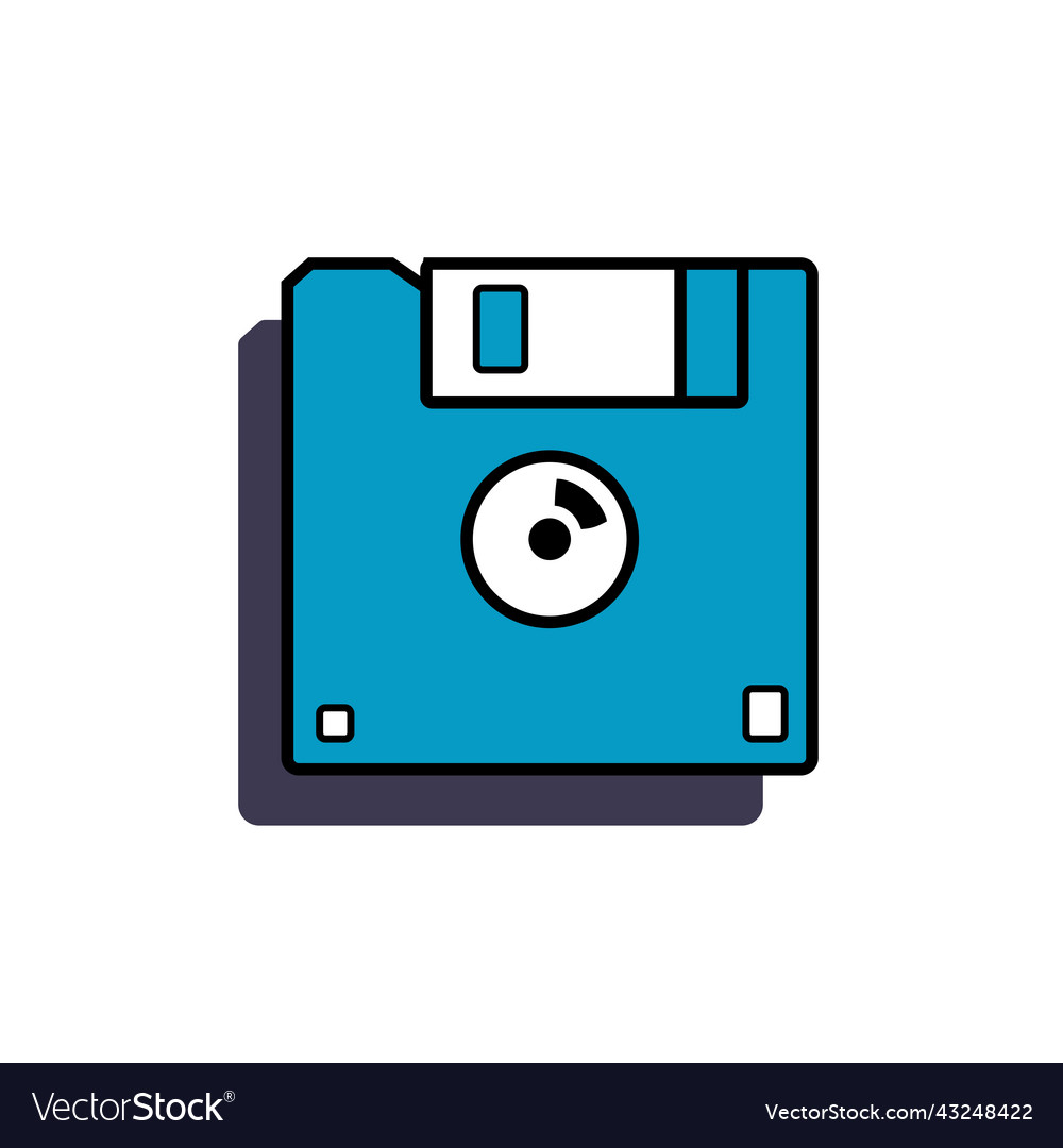 An electronic floppy disk is interface element