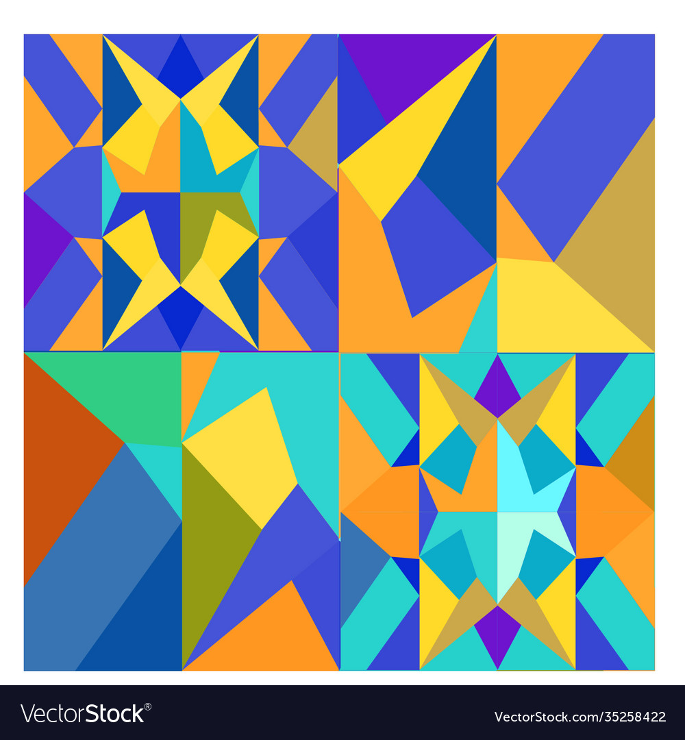 Colorful geometric and curve background pattern Vector Image Colorful geometric and curve background pattern