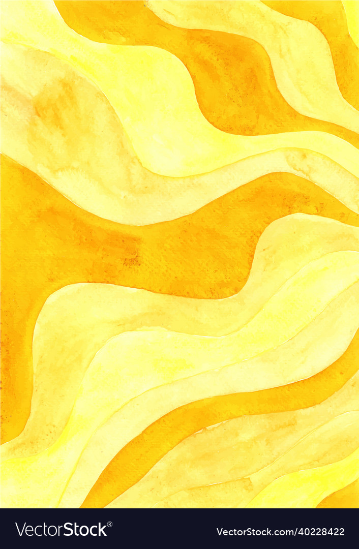 Line wave yellow color background Royalty Free Vector Image