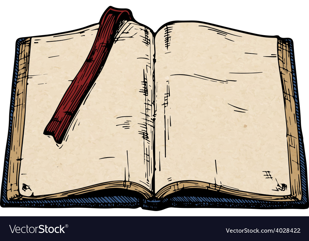 Old book Royalty Free Vector Image - VectorStock