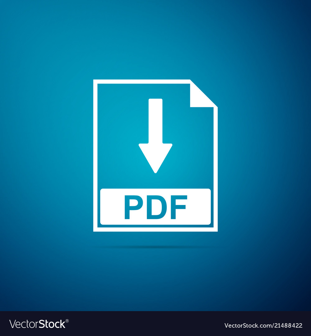 Pdf file document icon download button sign