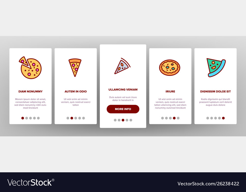 Pizza triangle slices onboarding