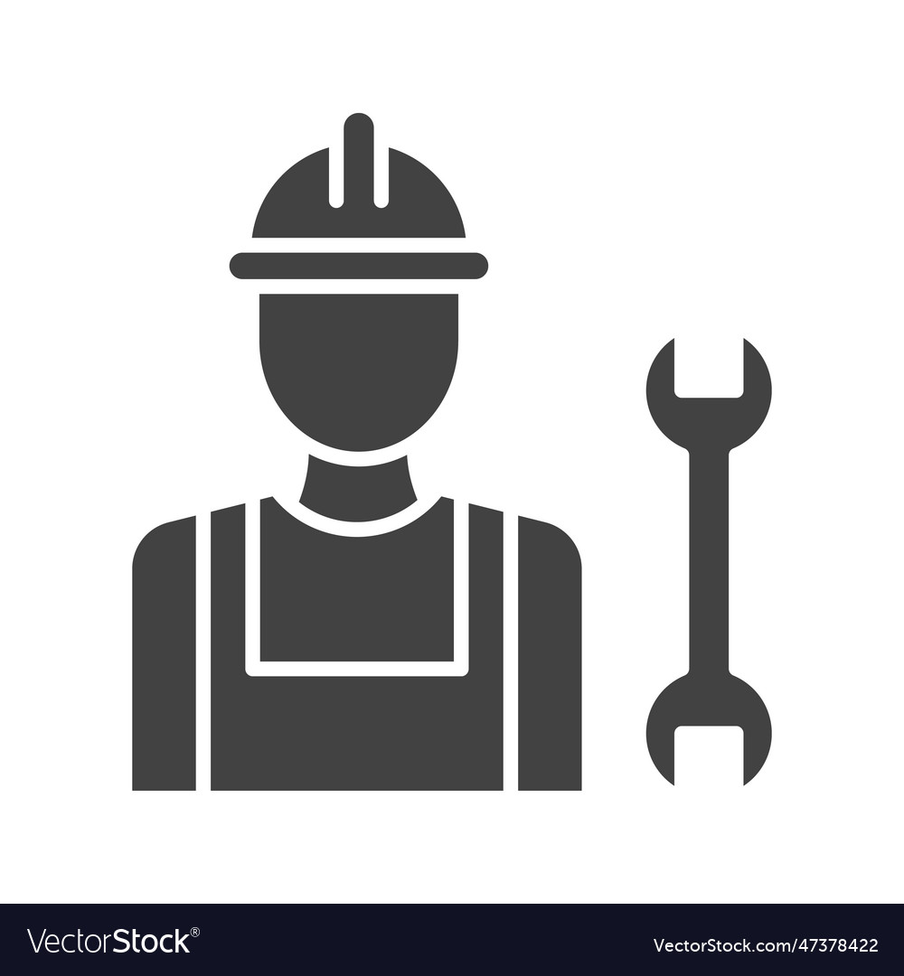 Plumber Icon Image Royalty Free Vector Image - Vectorstock