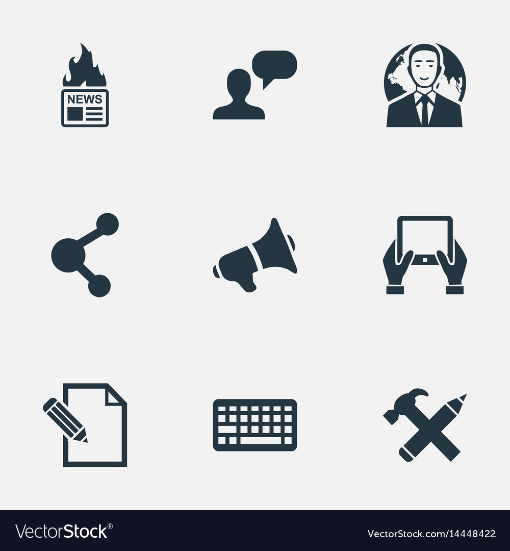 Set of simple user icons