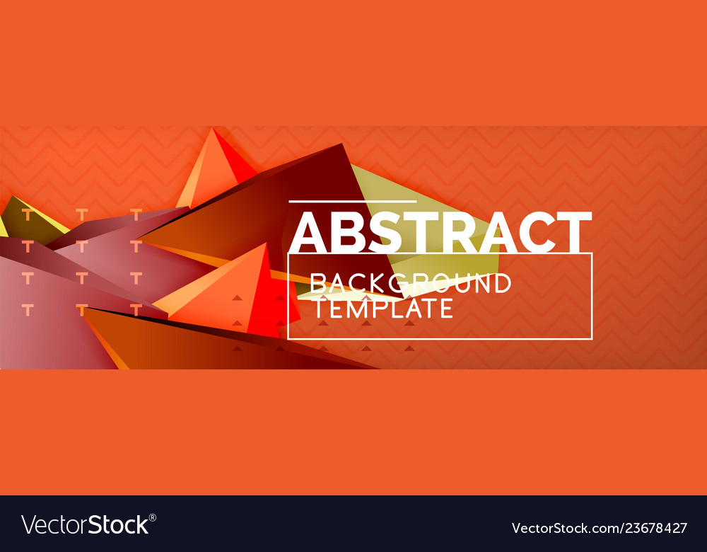 3d triangular minimal abstract background vector image 3d triangular minimal abstract background
