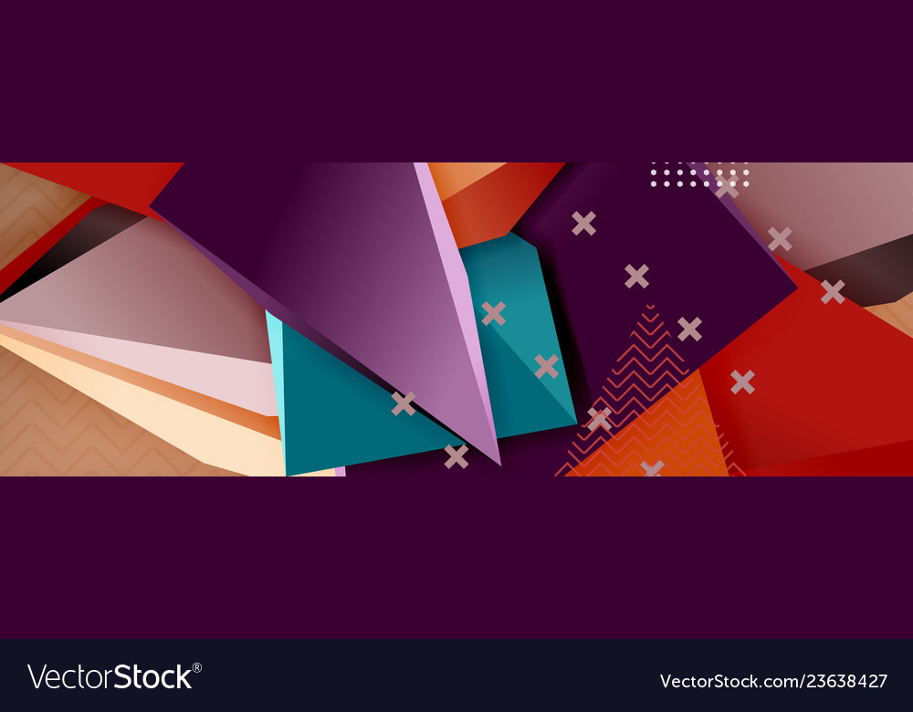 3d triangular shapes abstract background vector image 3d triangular shapes abstract background
