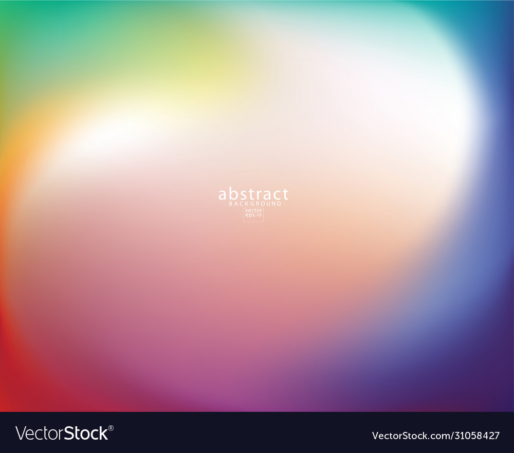Abstract blurred gradient mesh background bright vector image Abstract blurred gradient mesh background bright