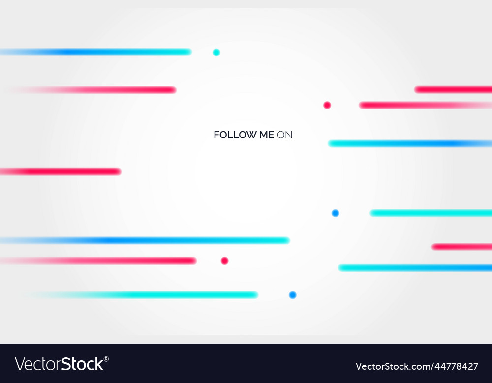Abstract follow me background design