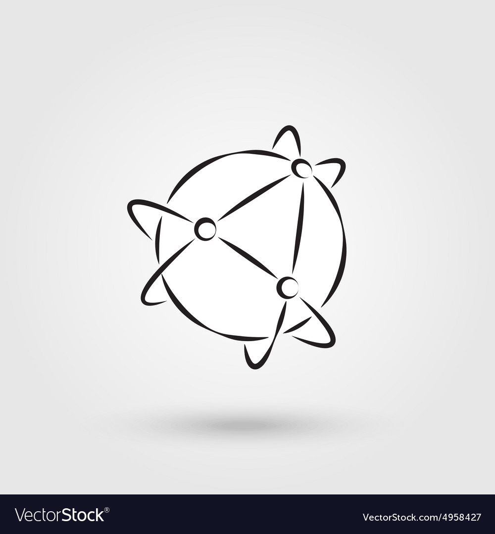 Global Network Connection Icon