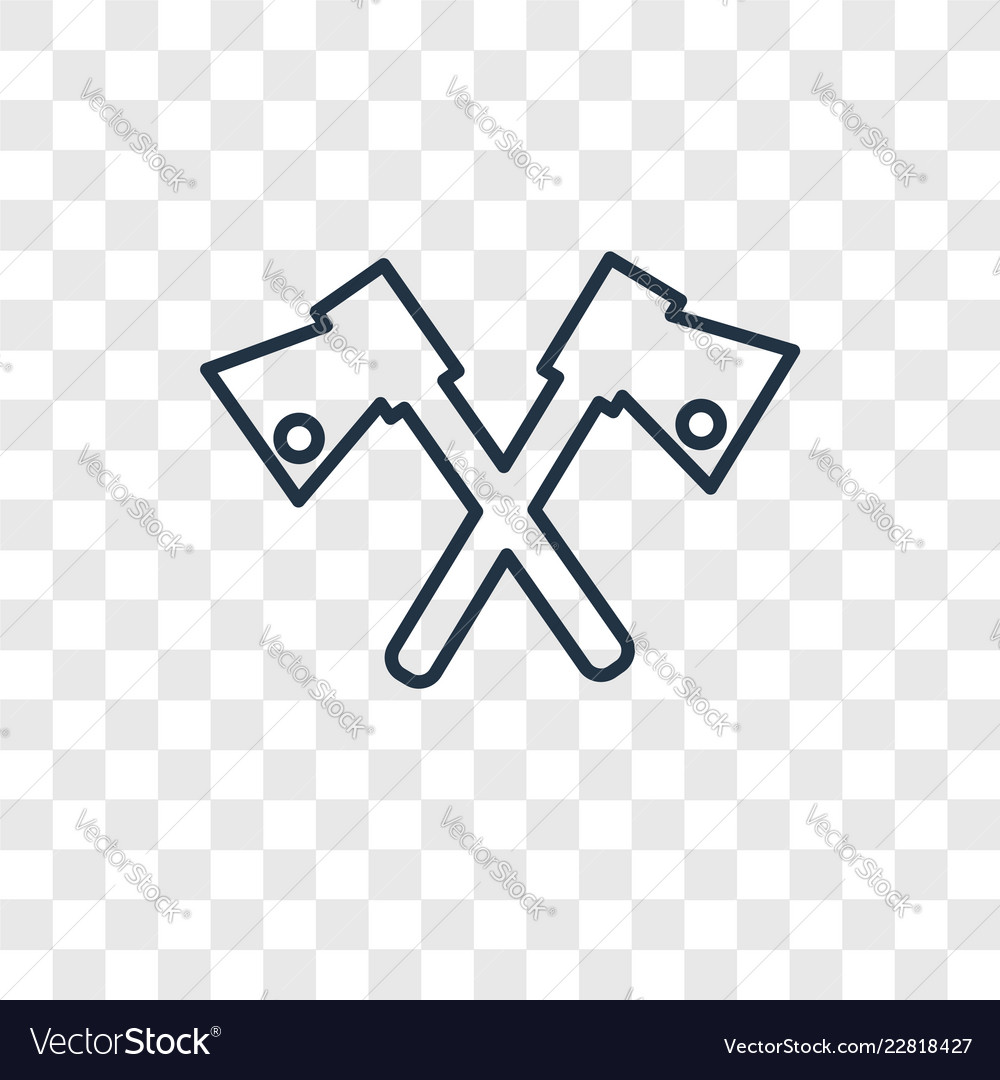 Isolated Axe Icon - Linear Style