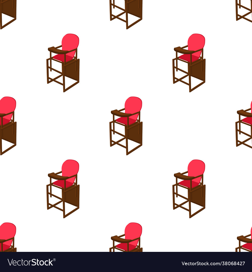 Auf dem Thema bunte moderne Kinderhochstuhl vector image Auf dem Thema bunte moderne Kinderhochstuhl