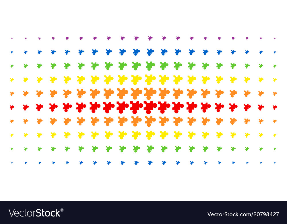 Plugin spectrum halftone matrix Vector Image Plugin spectrum halftone matrix