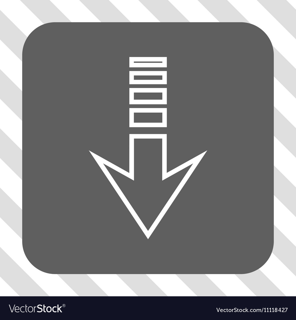 Send down rounded square button