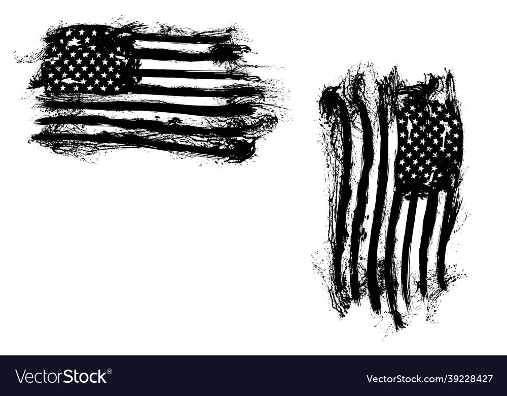 Usa flag splash american commercial use Royalty Free Vector