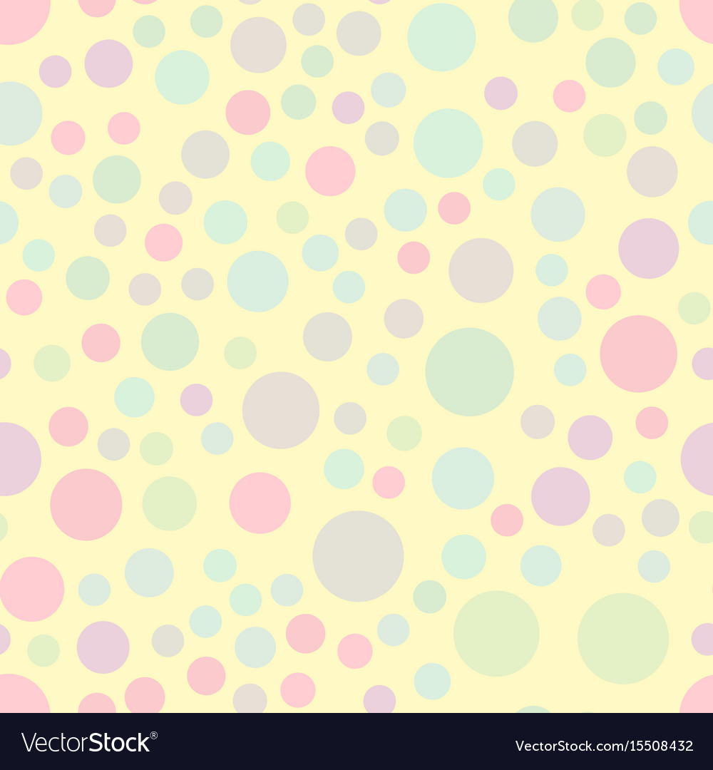 Colored circle seamless pattern shape art