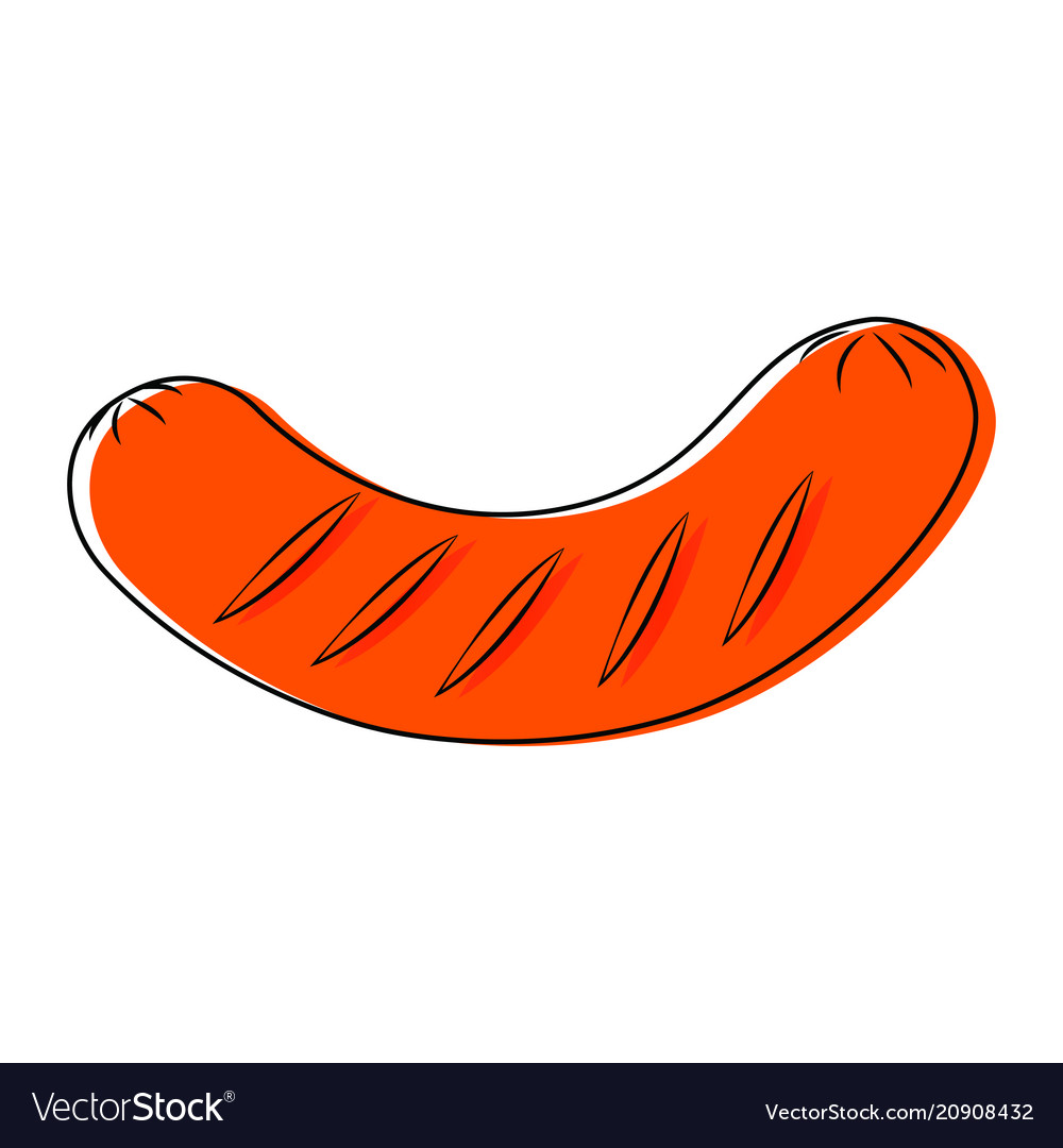 Fast food object vector image Fast food object