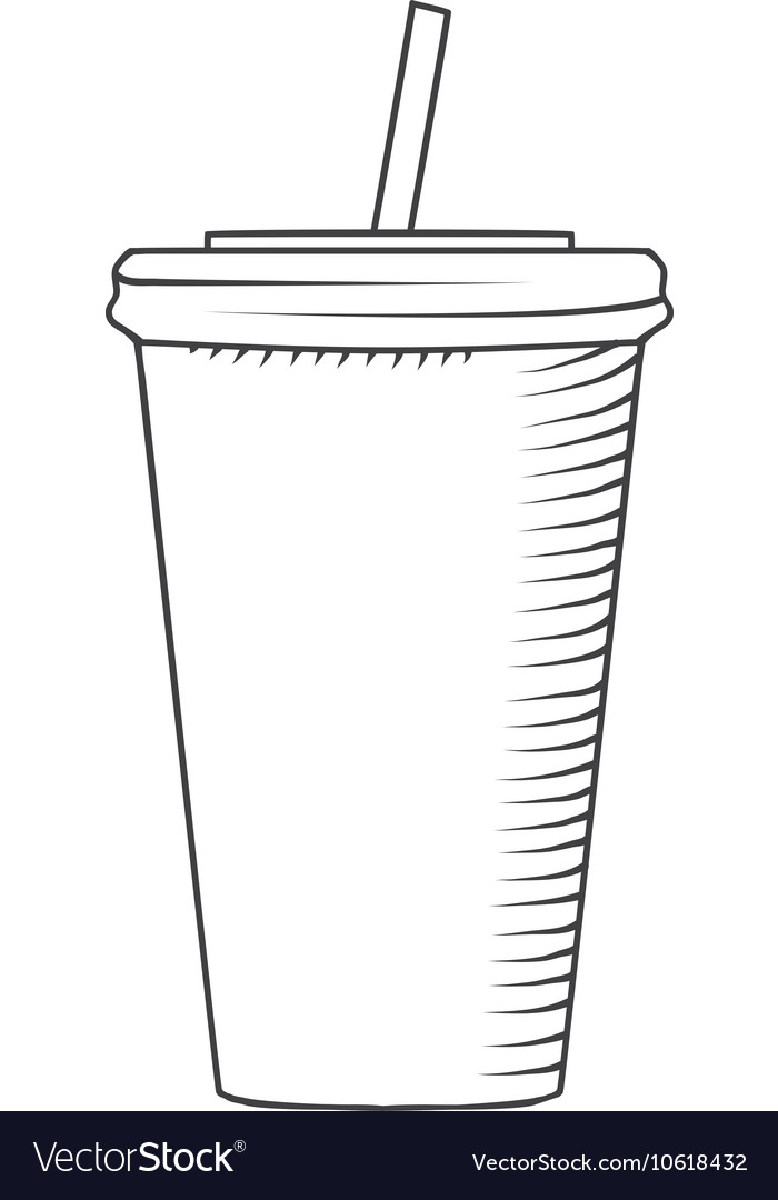 cup with a straw