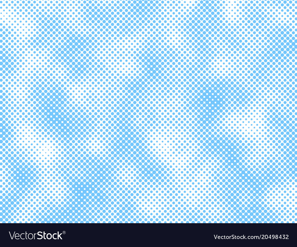 Retro Cloud Halftone Pattern