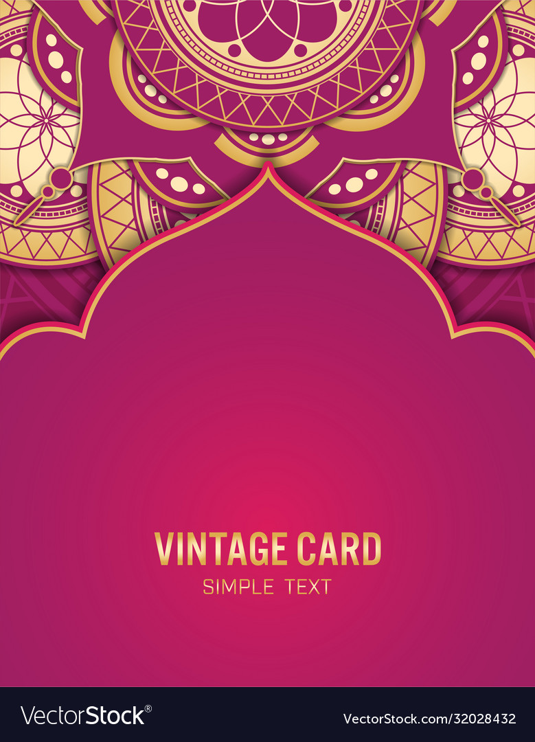 Template card with abstract background design vector image Template card with abstract background design