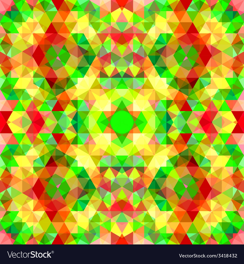 Triangular mosaic colorful background