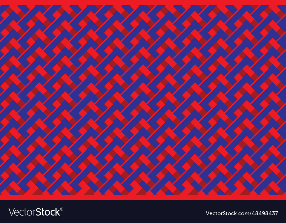 Abstraction of blue and red line with deep Vector Image Abstraction of blue and red line with deep