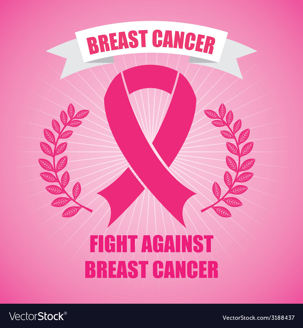 Breast cancer design Royalty Free Vector Image