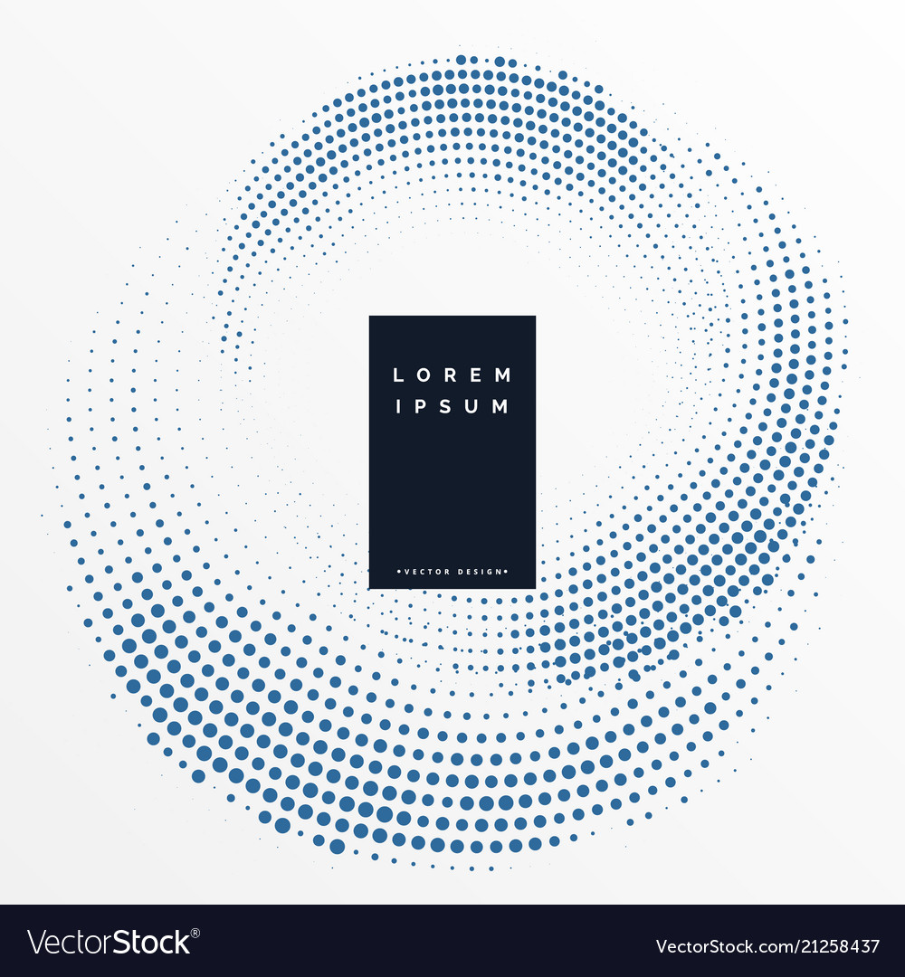 Dynamic Halftone Circle Pattern