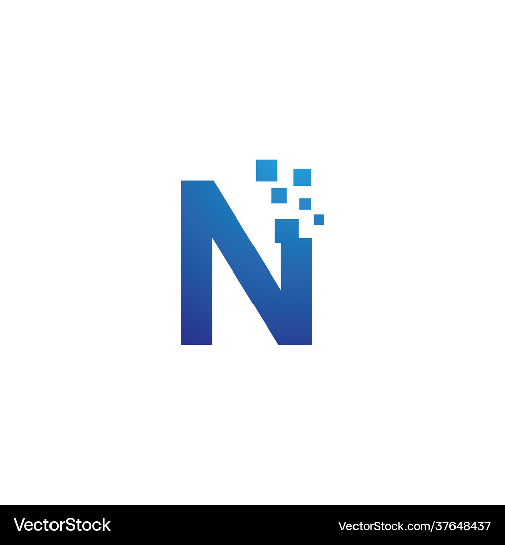 Initial letter Royalty Free Vector Image - VectorStock