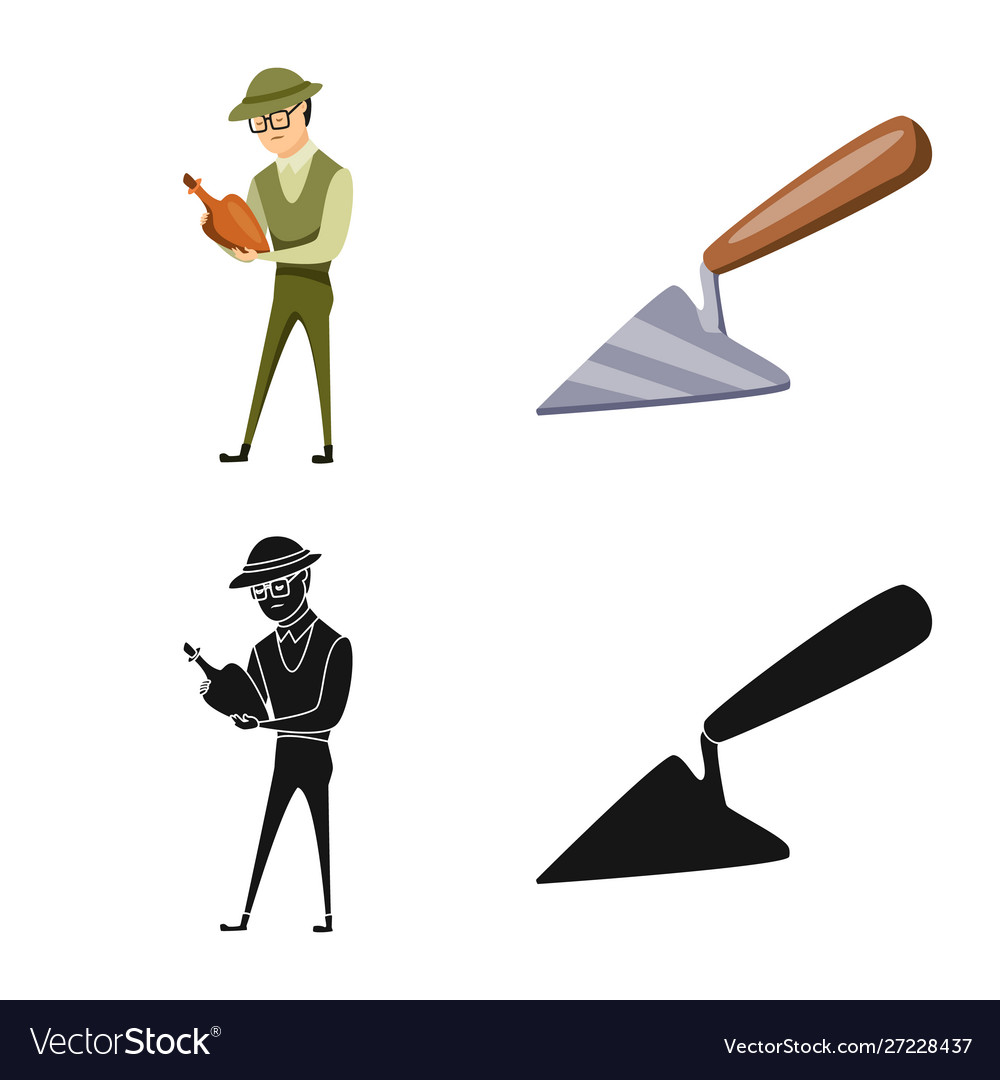 Isolated object story and items symbol set vector image Isolated object story and items symbol set