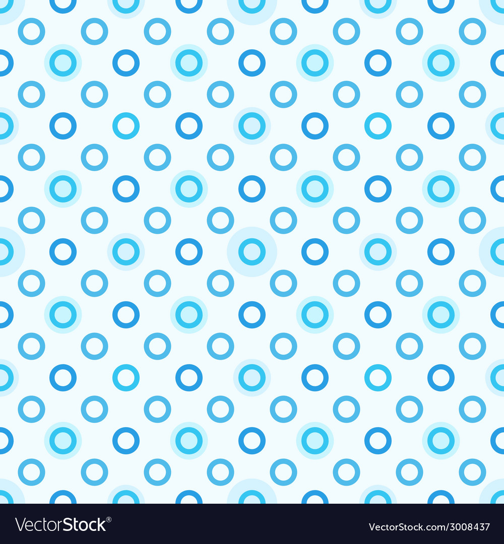 Modern seamless blue polka dot pattern