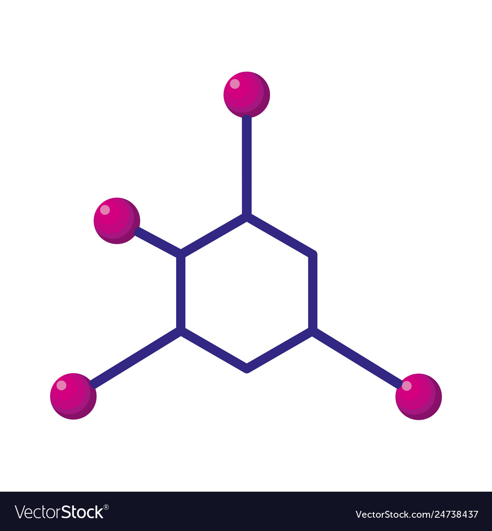 Structure molecular science icon