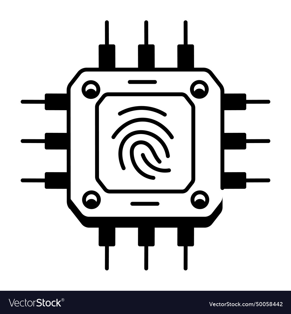 Artificial intelligence linear icon
