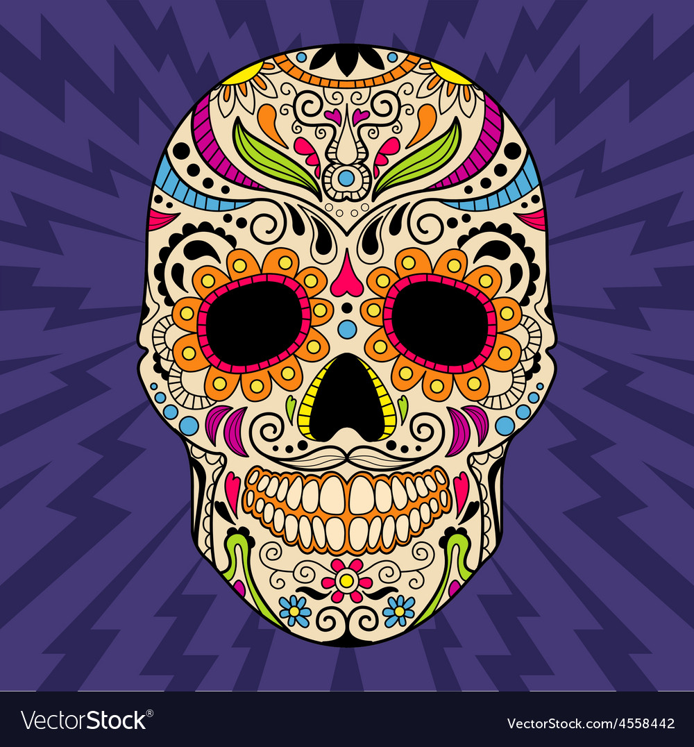 Mexican skull the original fbnyp royalty gfyaa vector image