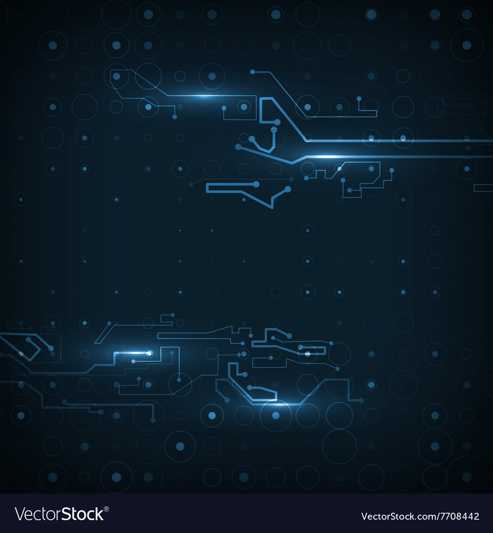 Modern Circuit Board Pattern