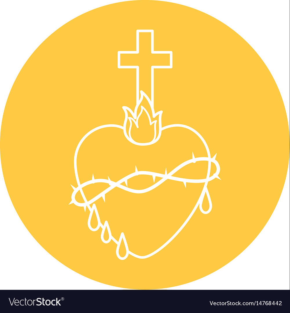 Sacred heart icon