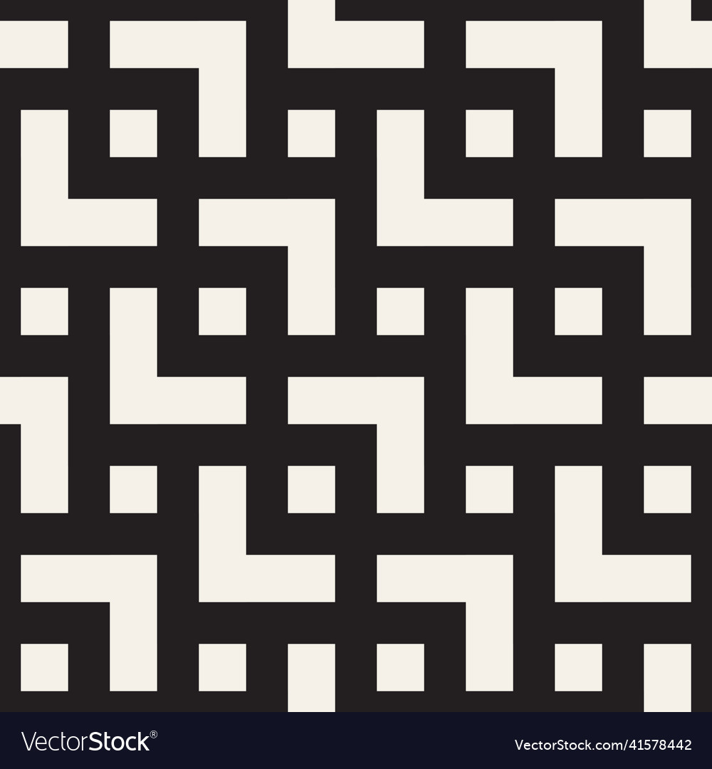 Seamless pattern repeating geometric elements vector image Seamless pattern repeating geometric elements