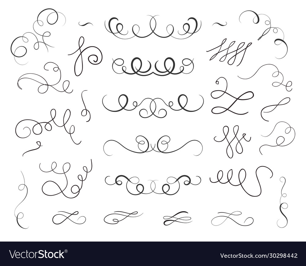 Variety cute decoration elements Royalty Free Vector Image