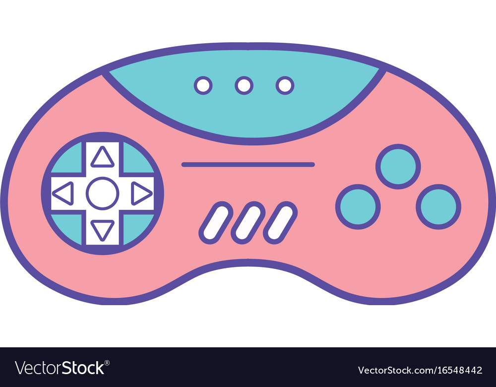 Videogame controller with buttons to play