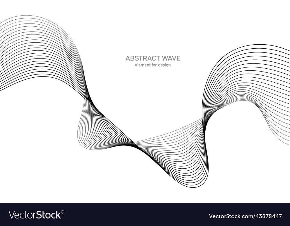 Abstract wave element for design digital vector image Abstract wave element for design digital