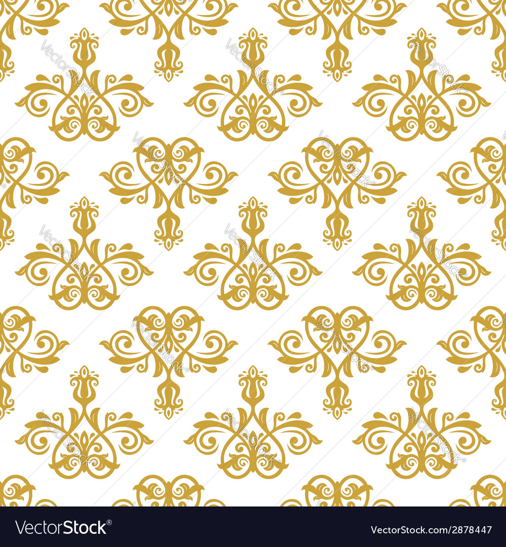 Damask seamless pattern orient background