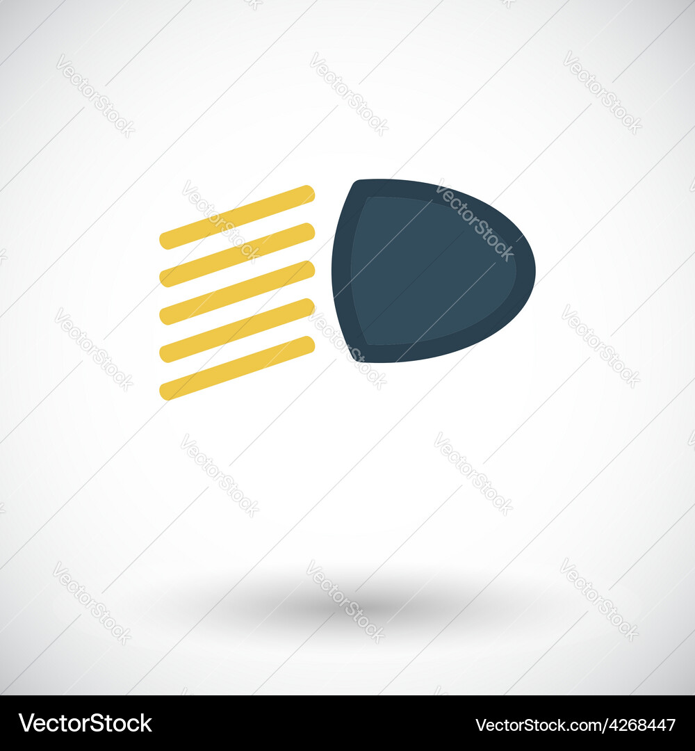 Headlight icon Royalty Free Vector Image - VectorStock