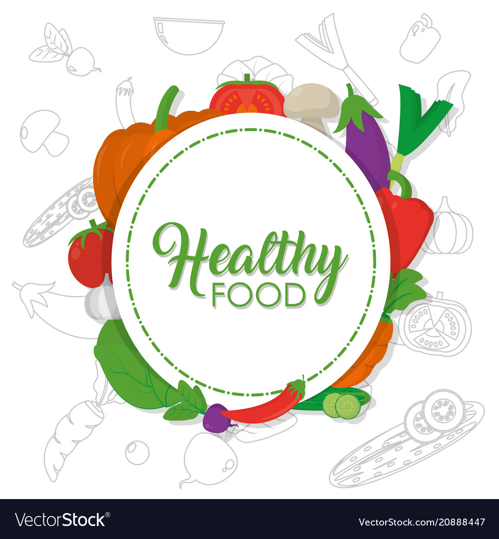 Healthy food vegetables concept