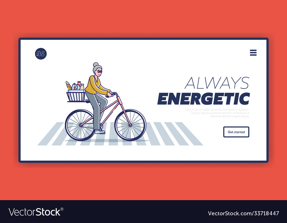 Senior Woman Cycling Outdoors