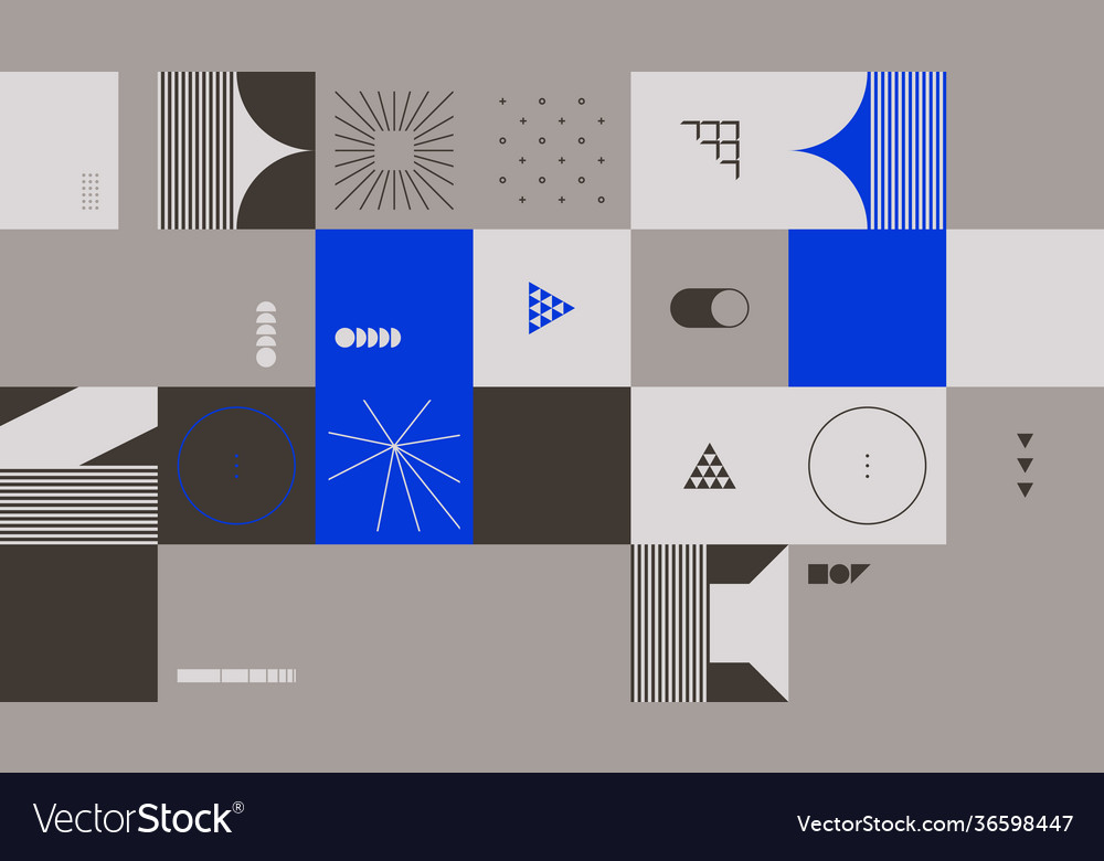 Technology abstract pattern design vector image Technology abstract pattern design