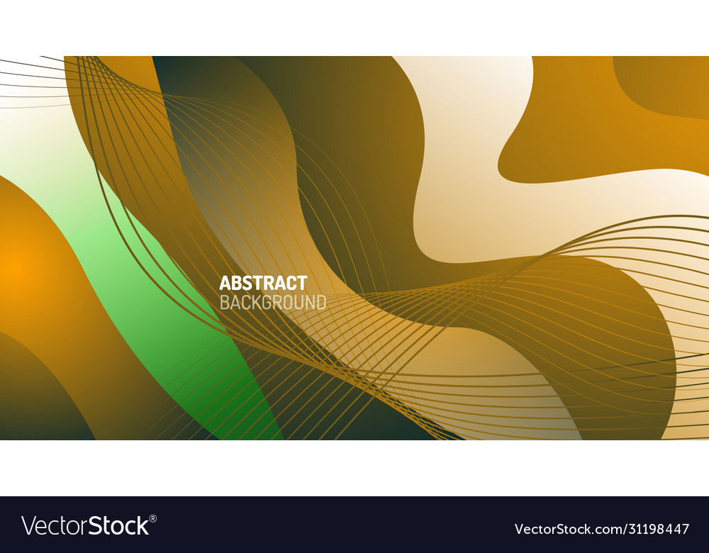 Wave pattern fluid gradients abstract lines vector image Wave pattern fluid gradients abstract lines