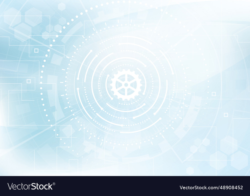 Abstract background hexagons design science vector image Abstract background hexagons design science